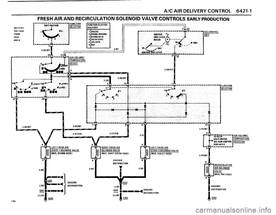 BMW 735i 1986 E23 Electrical Troubleshooting Manual 