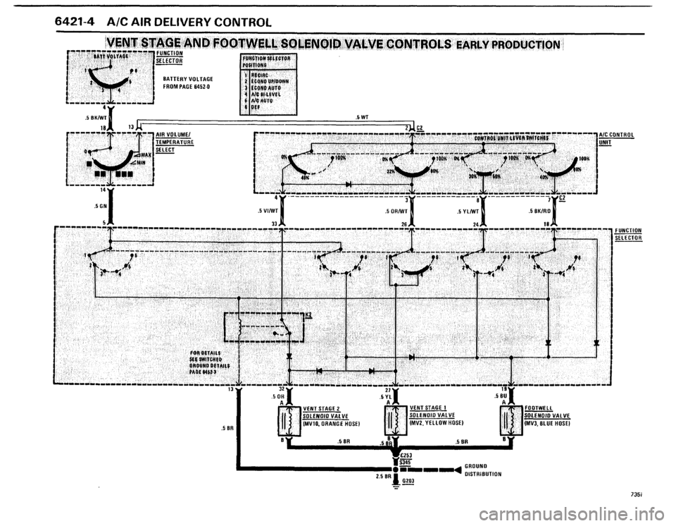 BMW 735i 1986 E23 Electrical Troubleshooting Manual 