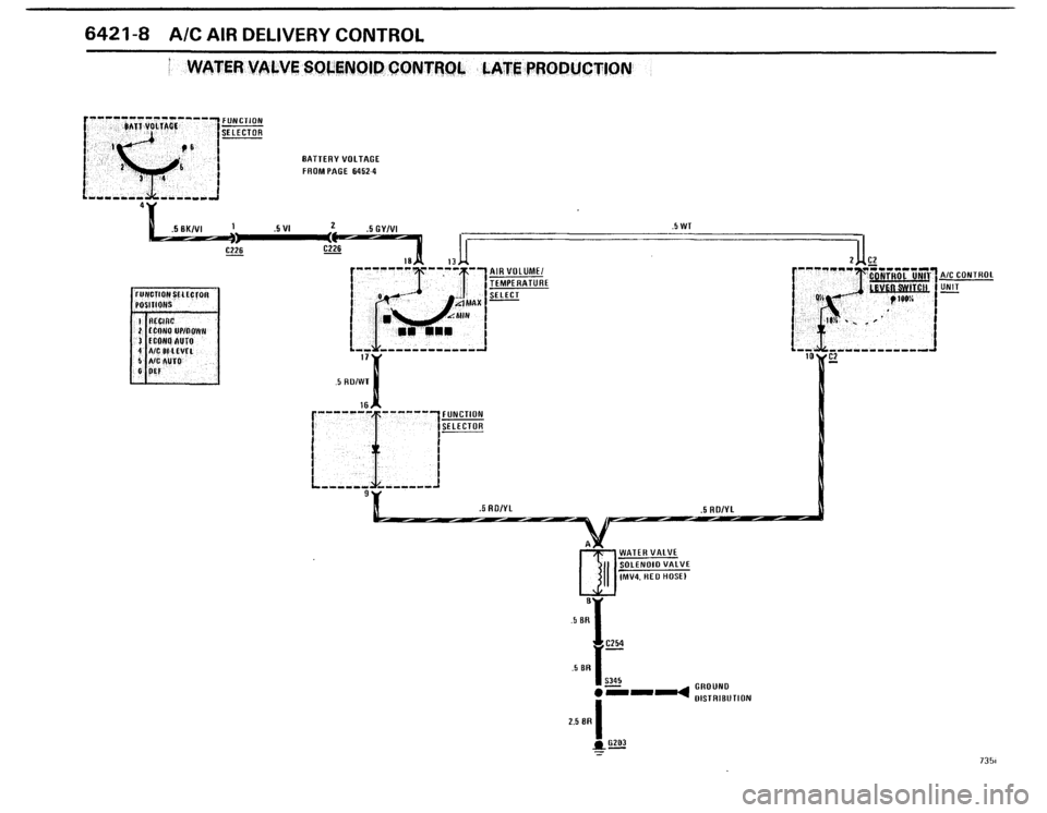 BMW 735i 1986 E23 Electrical Troubleshooting Manual 