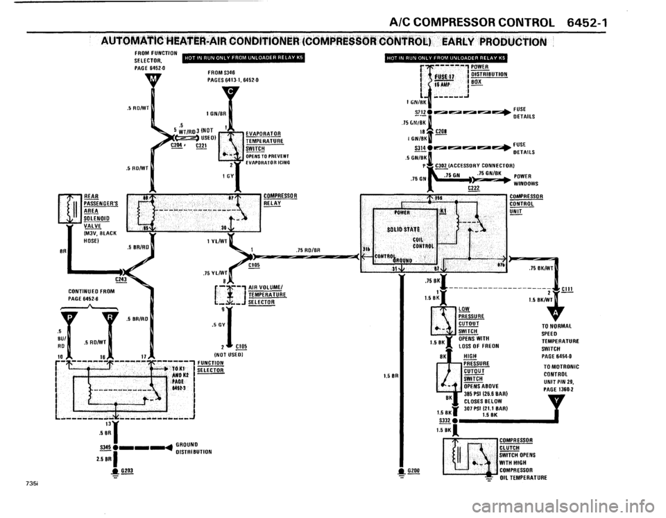 BMW 735i 1986 E23 Electrical Troubleshooting Manual 