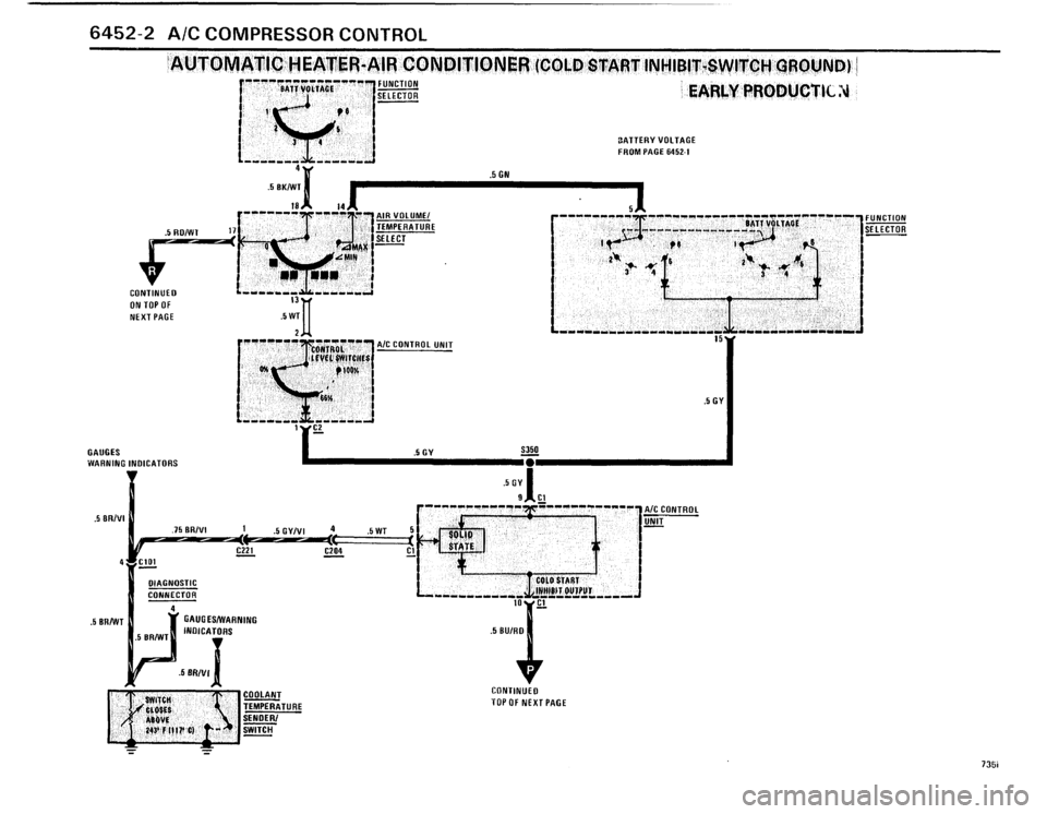 BMW 735i 1986 E23 Electrical Troubleshooting Manual 