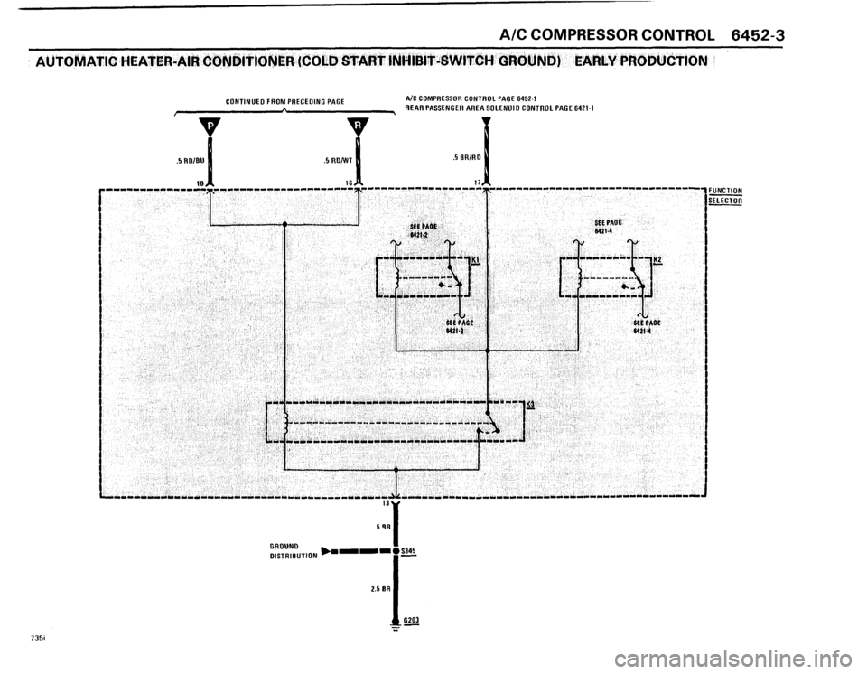 BMW 735i 1986 E23 Electrical Troubleshooting Manual 