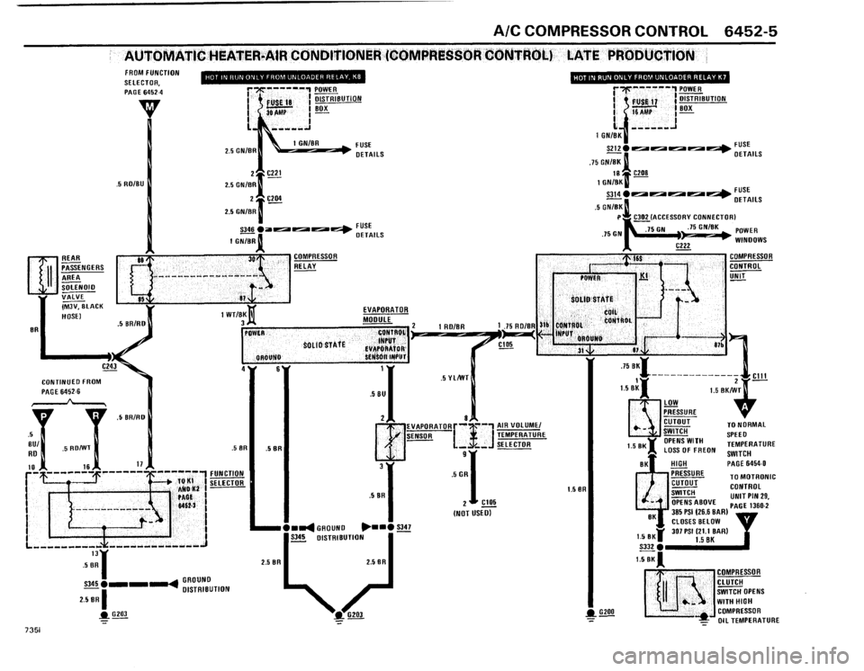 BMW 735i 1986 E23 Electrical Troubleshooting Manual 