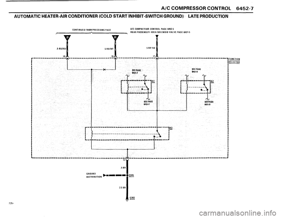 BMW 735i 1986 E23 Electrical Troubleshooting Manual 