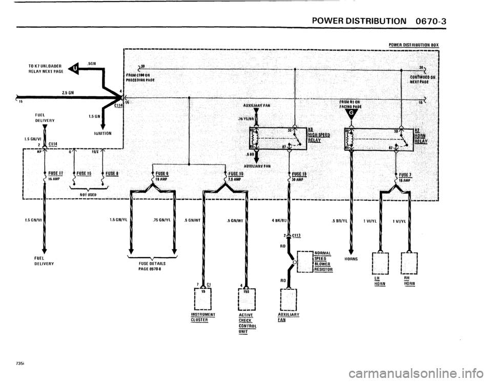 BMW 735i 1986 E23 Electrical Troubleshooting Manual 