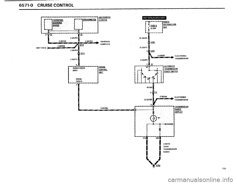 BMW 735i 1986 E23 Electrical Troubleshooting Manual 