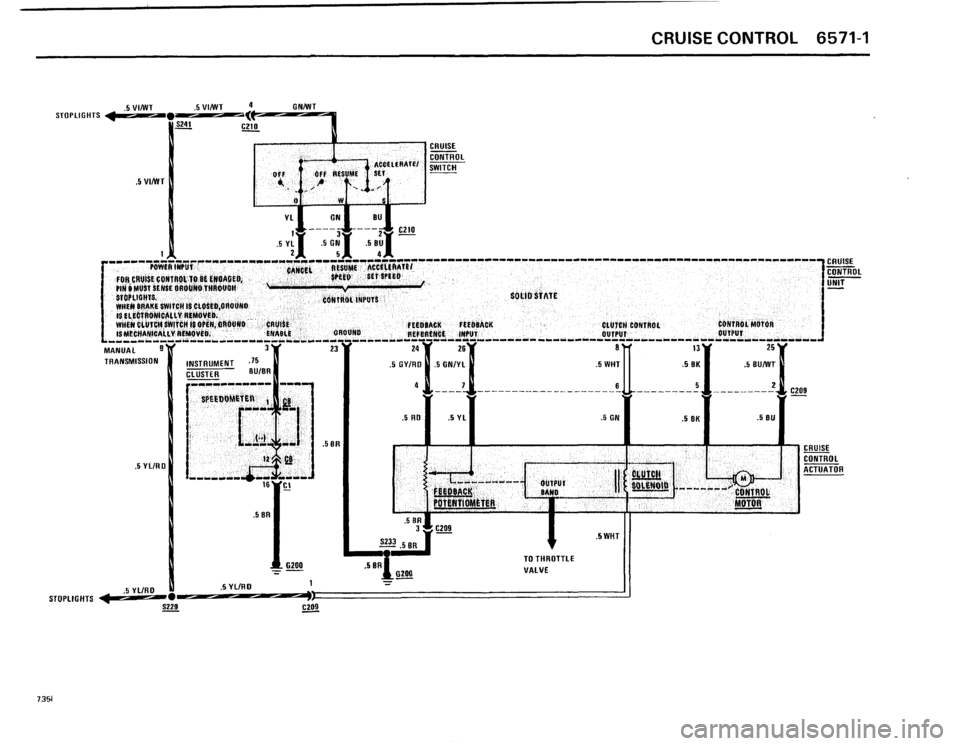 BMW 735i 1986 E23 Electrical Troubleshooting Manual 