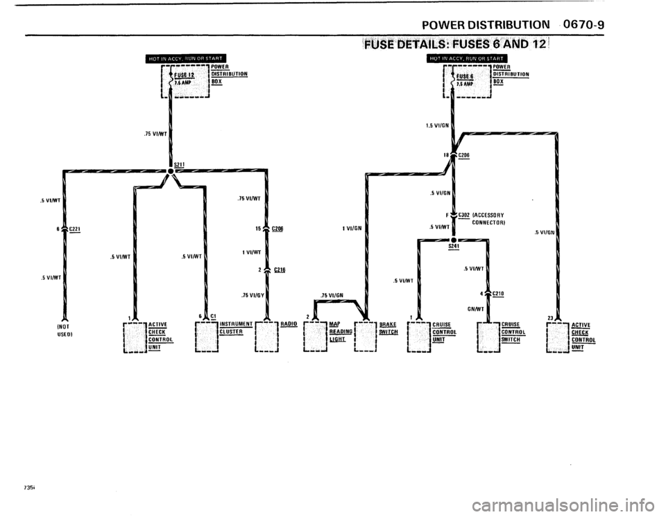 BMW 735i 1986 E23 Electrical Troubleshooting Manual 