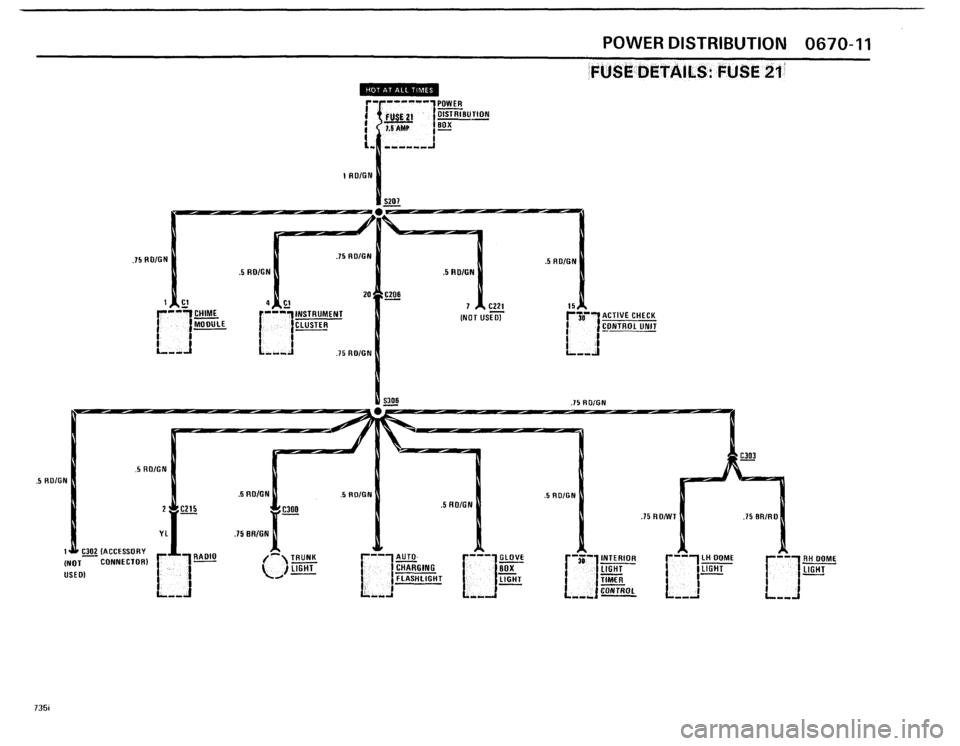 BMW 735i 1986 E23 Electrical Troubleshooting Manual 