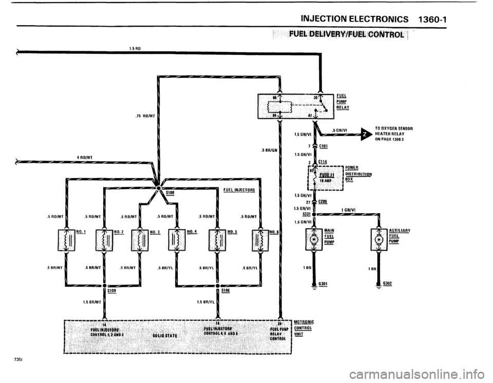 BMW 735i 1986 E23 Electrical Troubleshooting Manual 