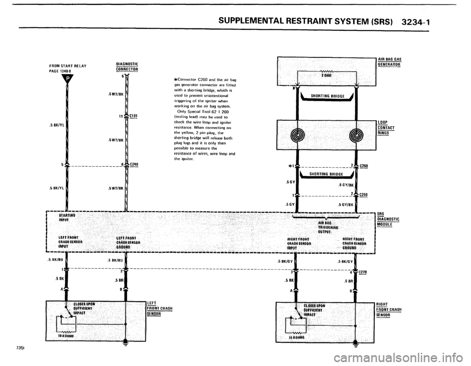 BMW 735i 1986 E23 Electrical Troubleshooting Manual 