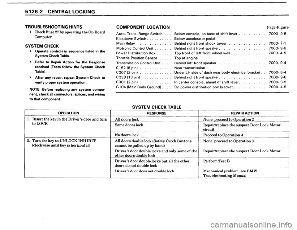 BMW 735i 1986 E23 Electrical Troubleshooting Manual BMW 735i 1986 E23 Electrical Troubleshooting Manual