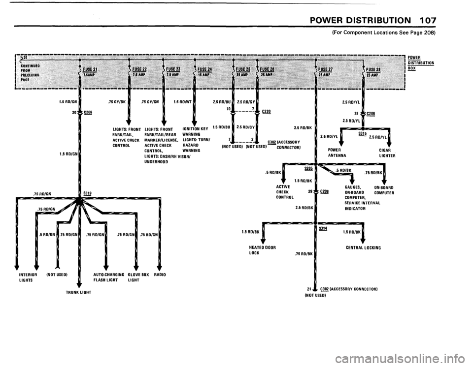 BMW 633csi 1983 E24 Electrical Troubleshooting Manual 