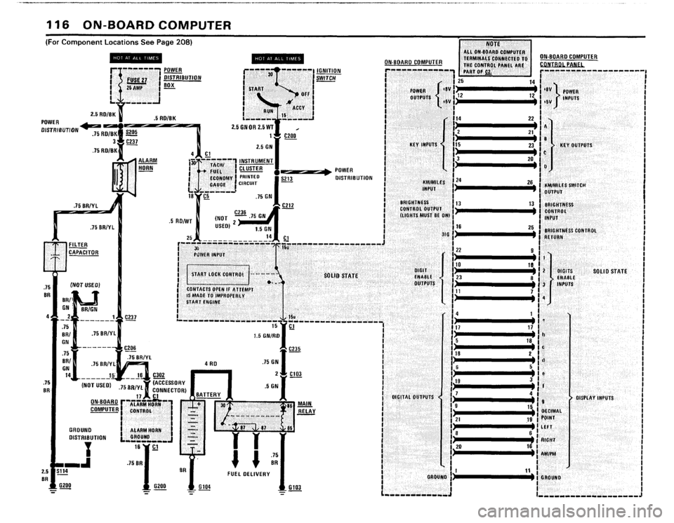 BMW 633csi 1983 E24 Electrical Troubleshooting Manual 