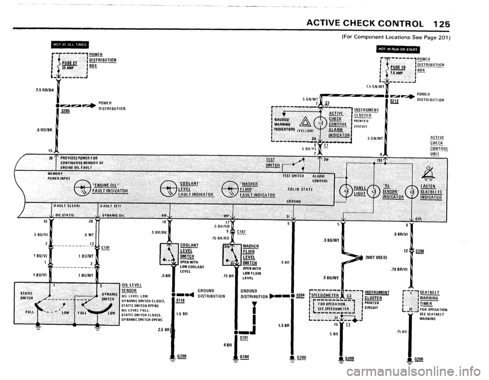 BMW 633csi 1983 E24 Electrical Troubleshooting Manual 