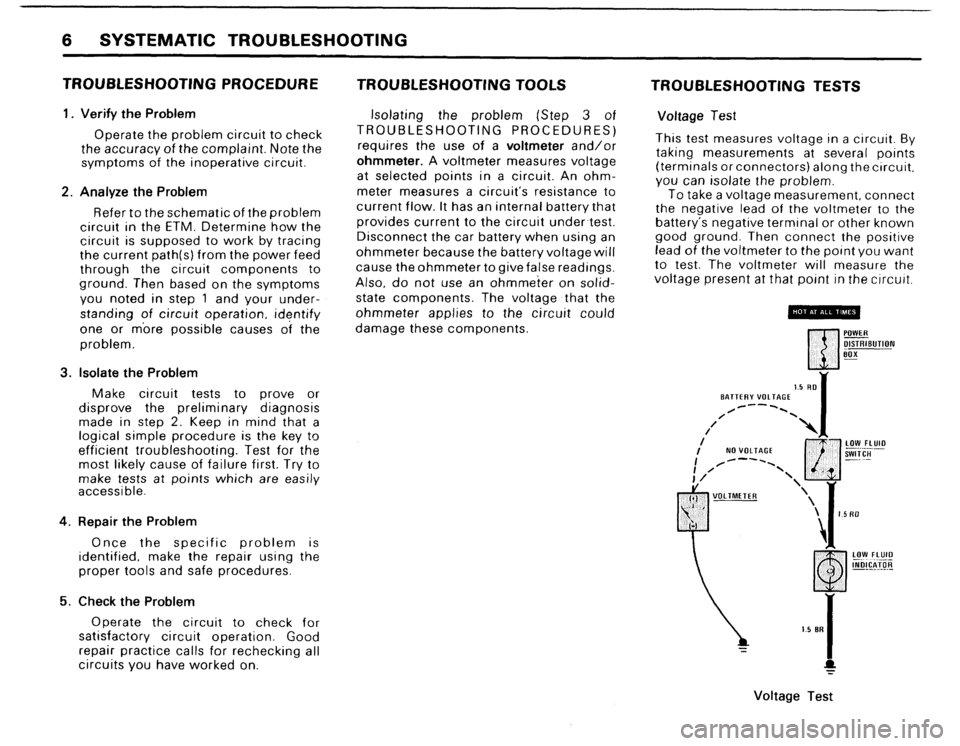 BMW 633csi 1983 E24 Electrical Troubleshooting Manual 