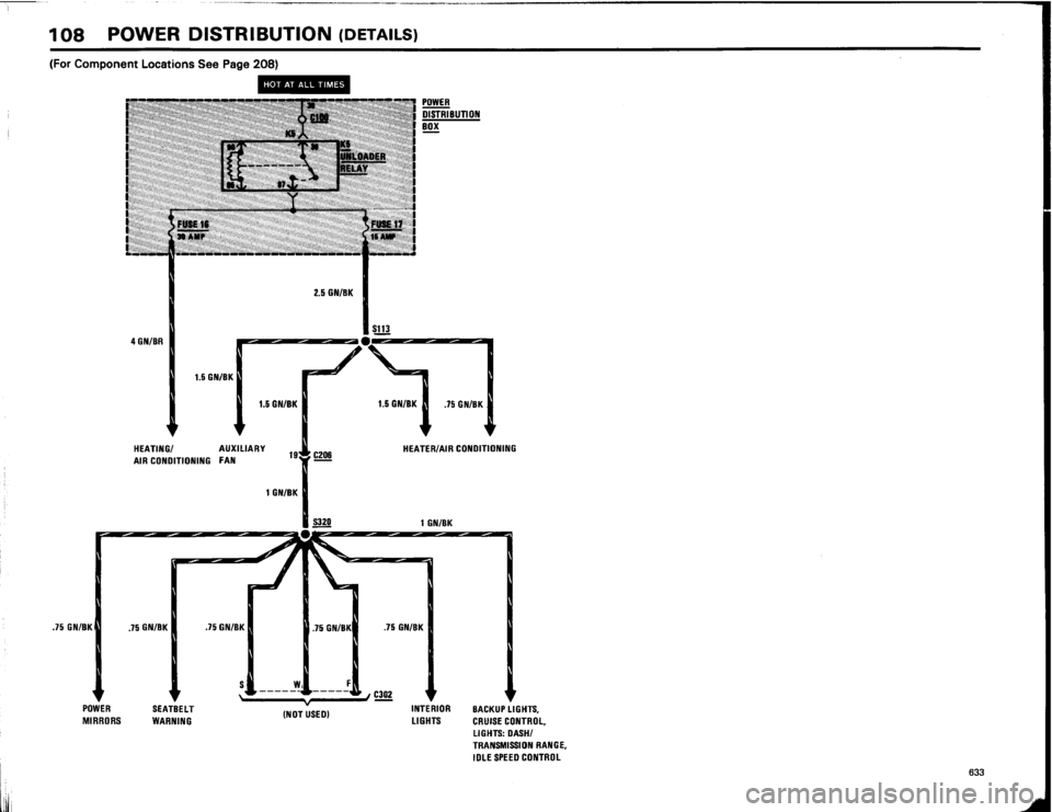 BMW 633csi 1984 E24 Electrical Troubleshooting Manual 