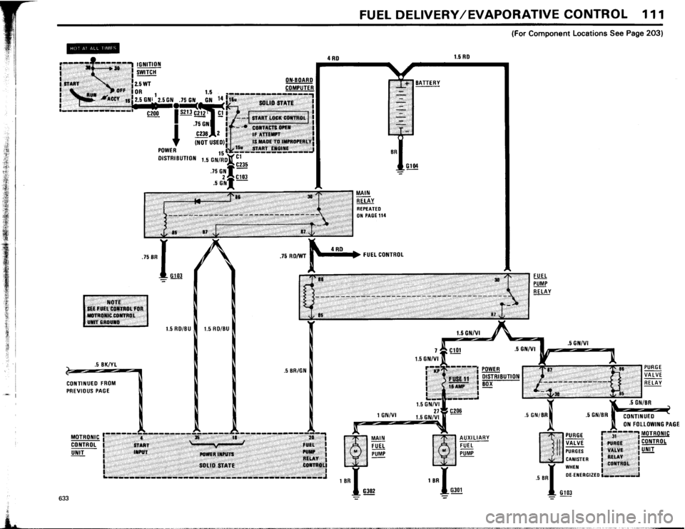 BMW 633csi 1984 E24 Electrical Troubleshooting Manual 