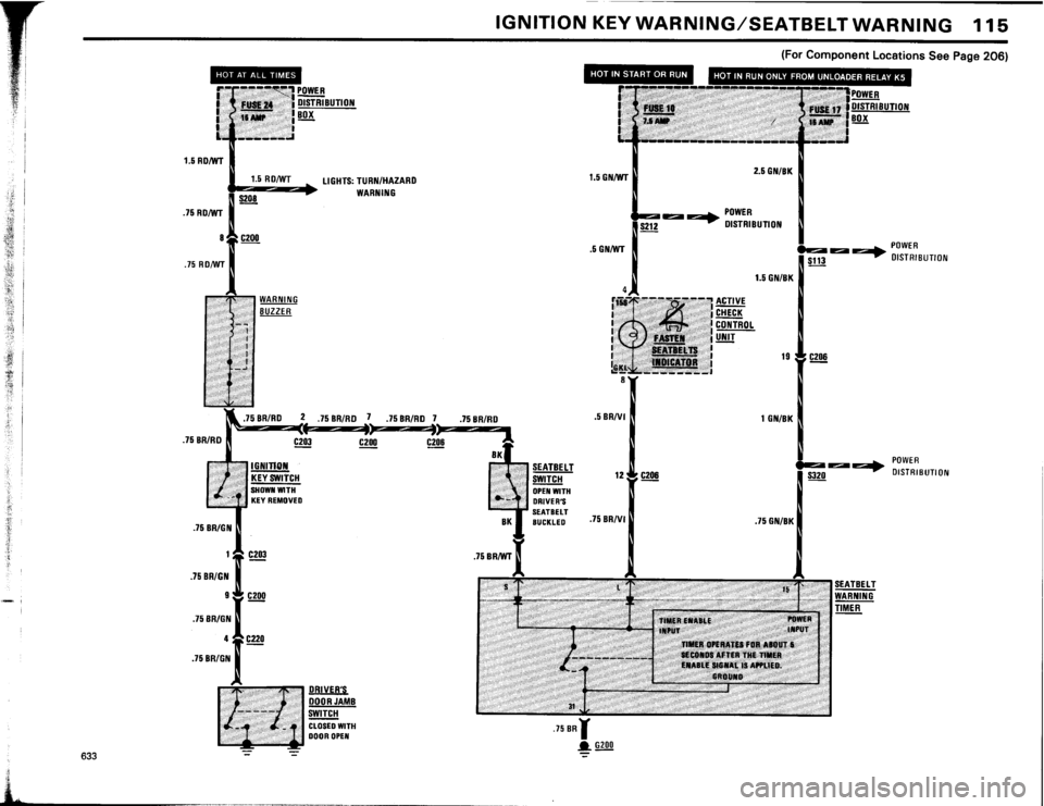 BMW 633csi 1984 E24 Electrical Troubleshooting Manual 