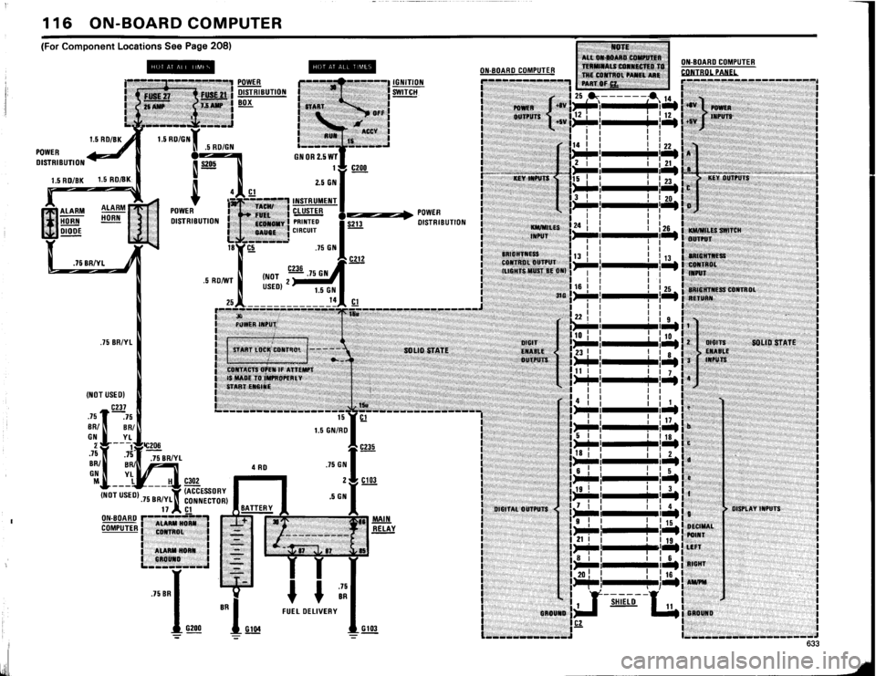 BMW 633csi 1984 E24 Electrical Troubleshooting Manual 