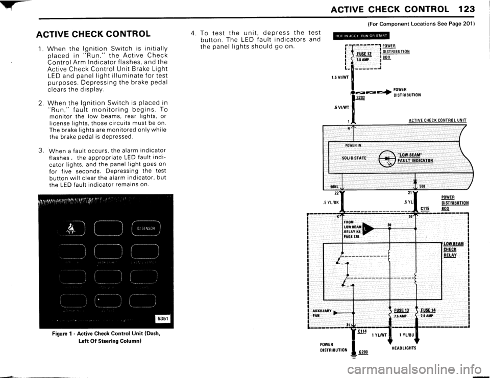 BMW 633csi 1984 E24 Electrical Troubleshooting Manual 