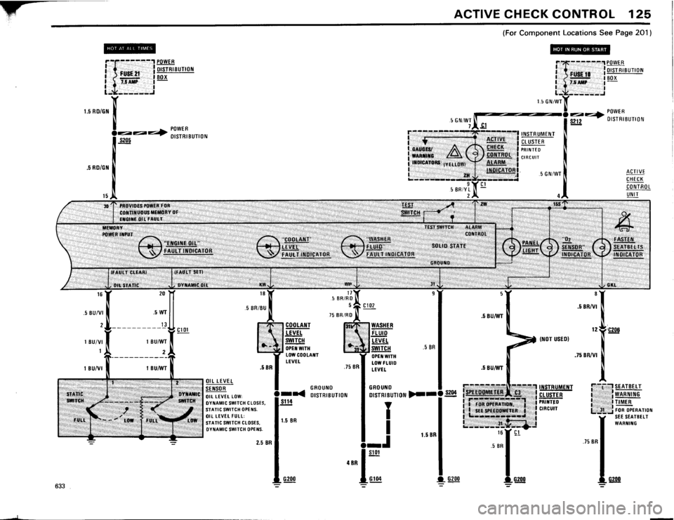 BMW 633csi 1984 E24 Electrical Troubleshooting Manual 