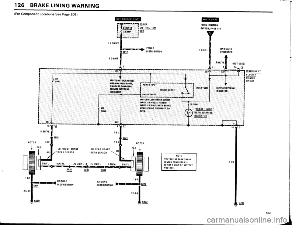 BMW 633csi 1984 E24 Electrical Troubleshooting Manual 