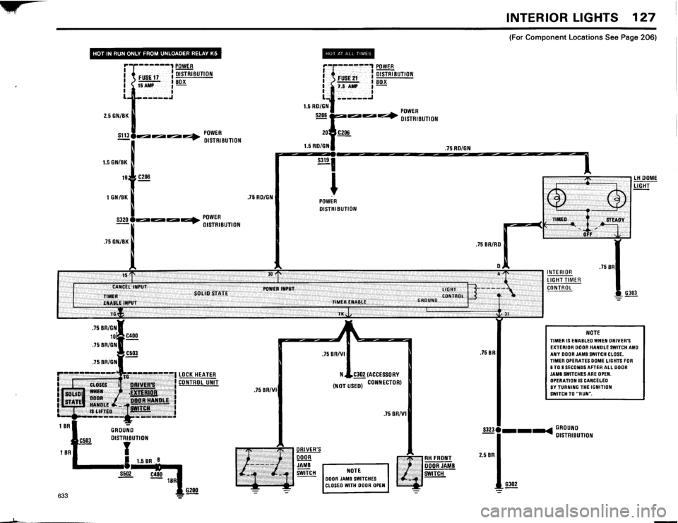 BMW 633csi 1984 E24 Electrical Troubleshooting Manual 