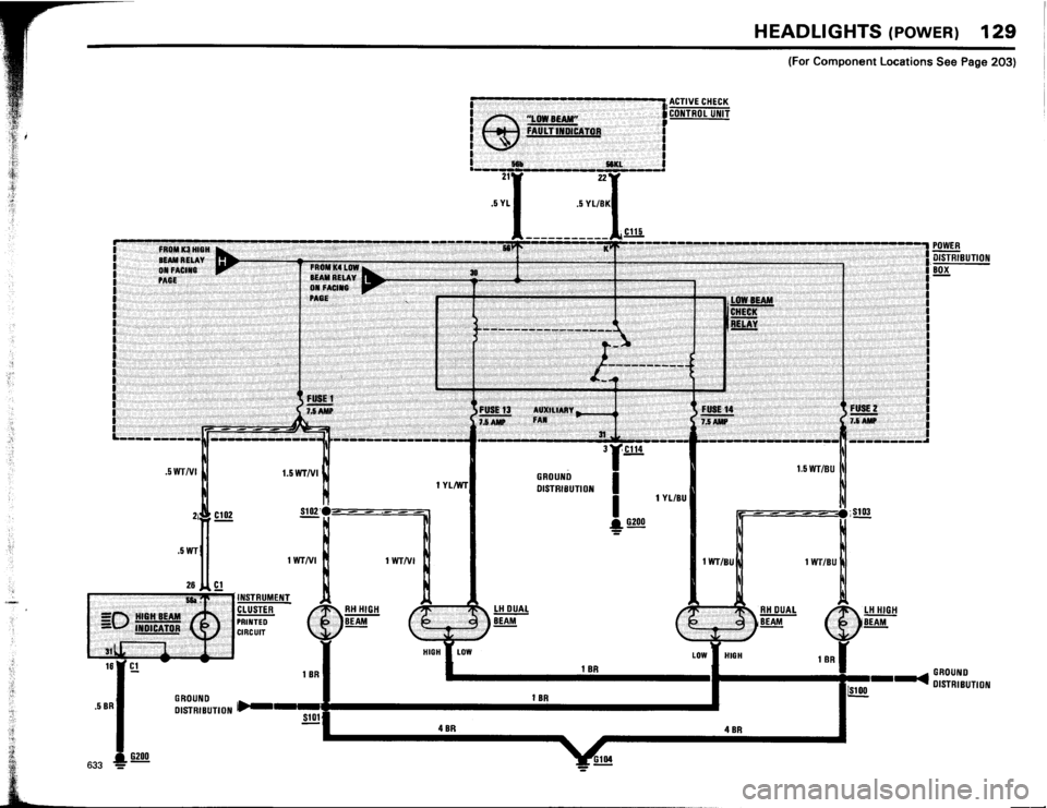 BMW 633csi 1984 E24 Electrical Troubleshooting Manual 