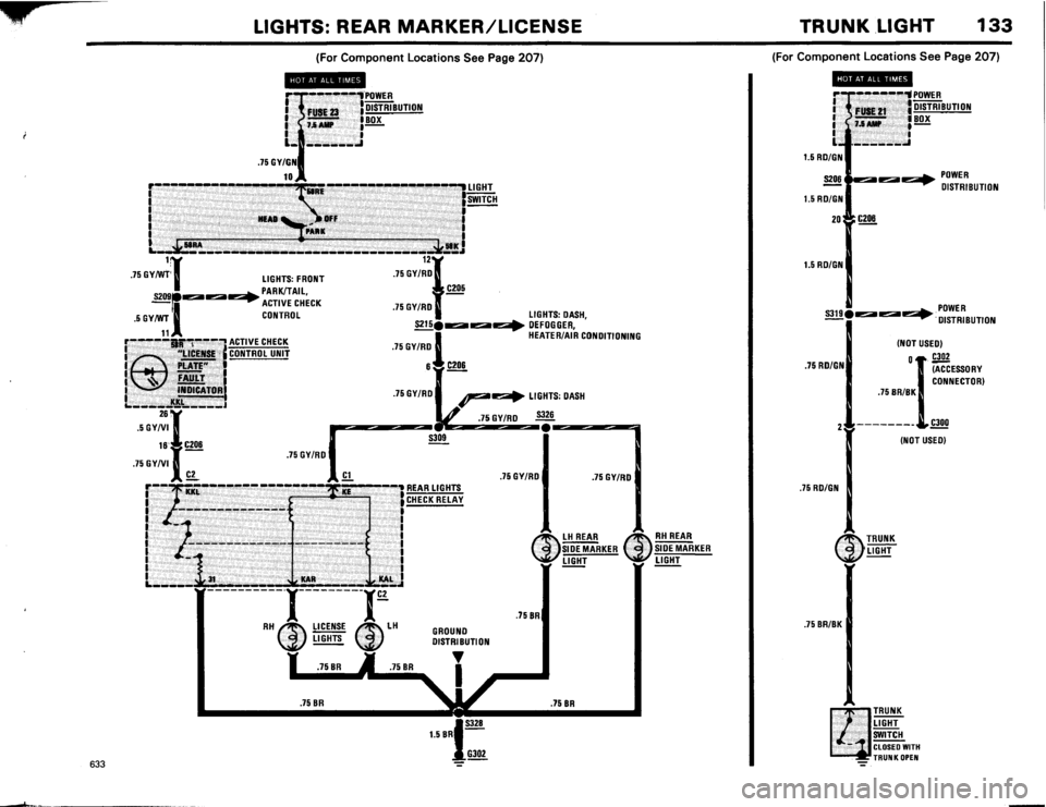 BMW 633csi 1984 E24 Electrical Troubleshooting Manual 