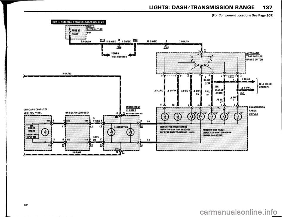 BMW 633csi 1984 E24 Electrical Troubleshooting Manual 