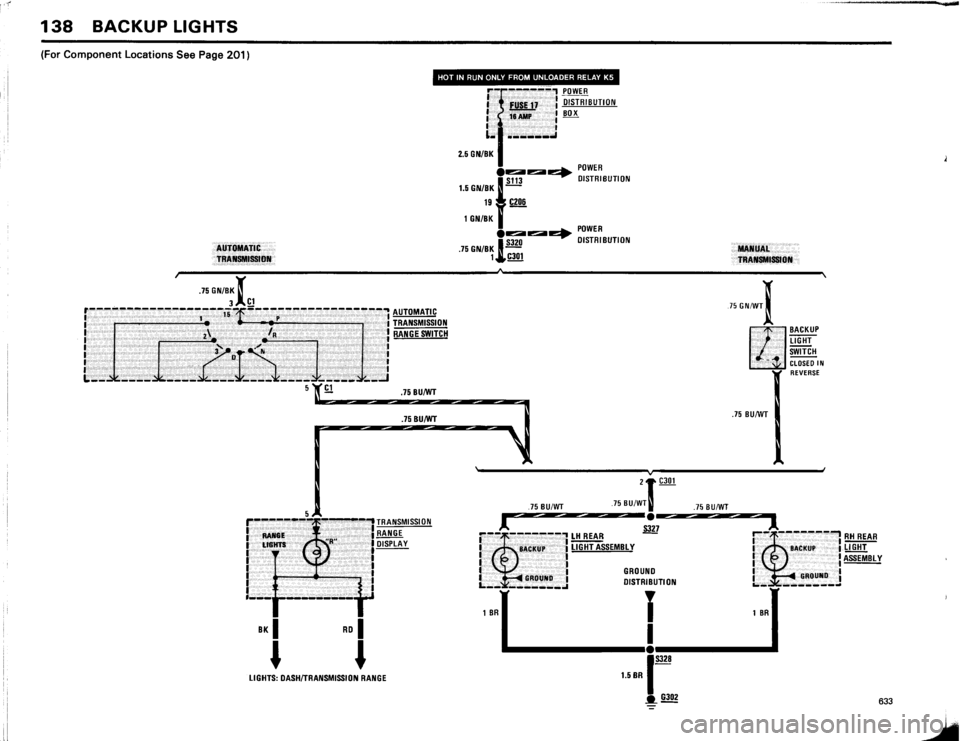 BMW 633csi 1984 E24 Electrical Troubleshooting Manual 