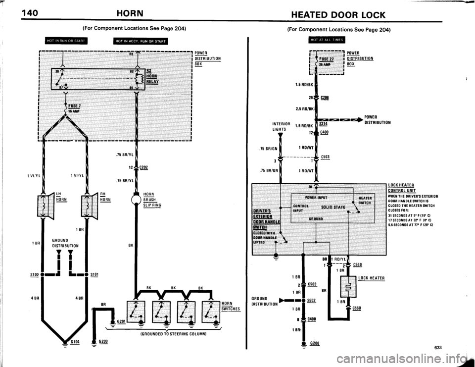 BMW 633csi 1984 E24 Electrical Troubleshooting Manual 