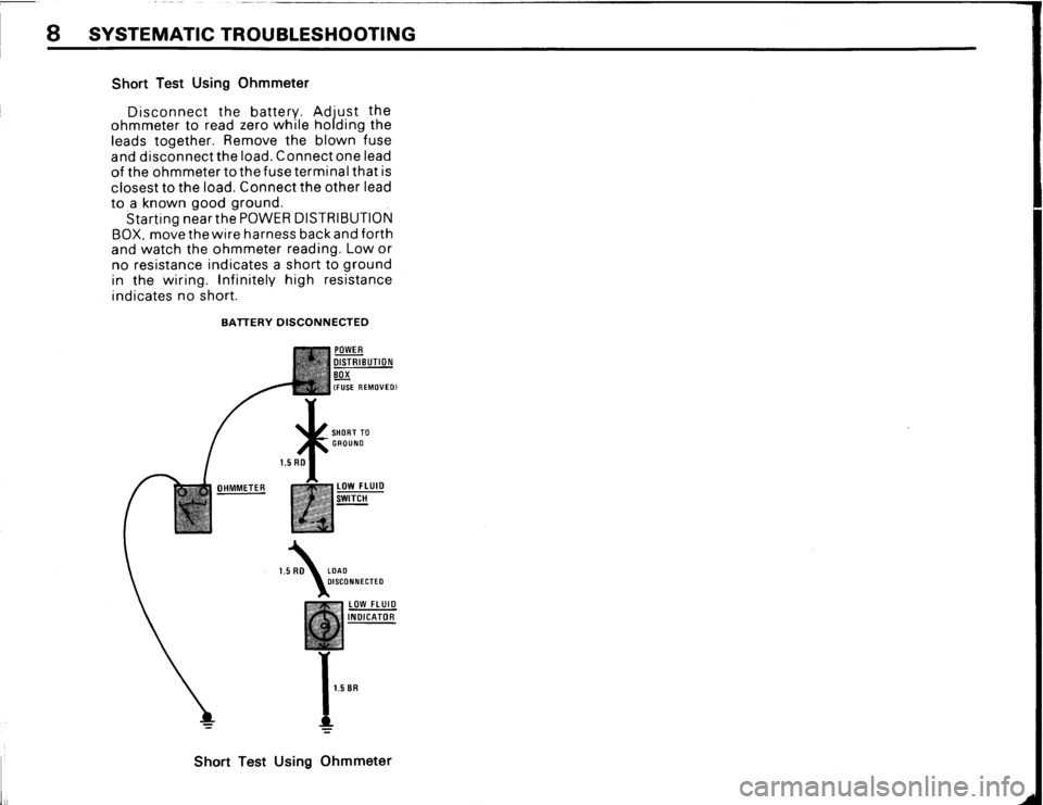 BMW 633csi 1984 E24 Electrical Troubleshooting Manual 