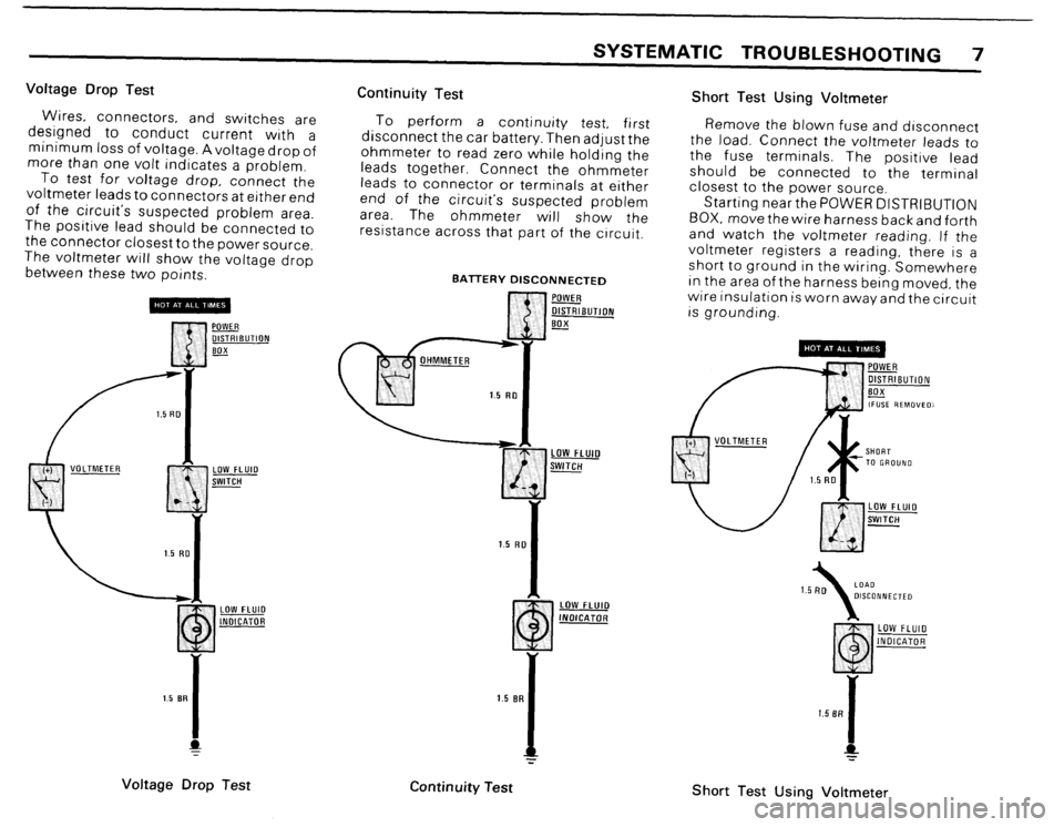 BMW 635csi 1985 E24 Electrical Troubleshooting Manual 