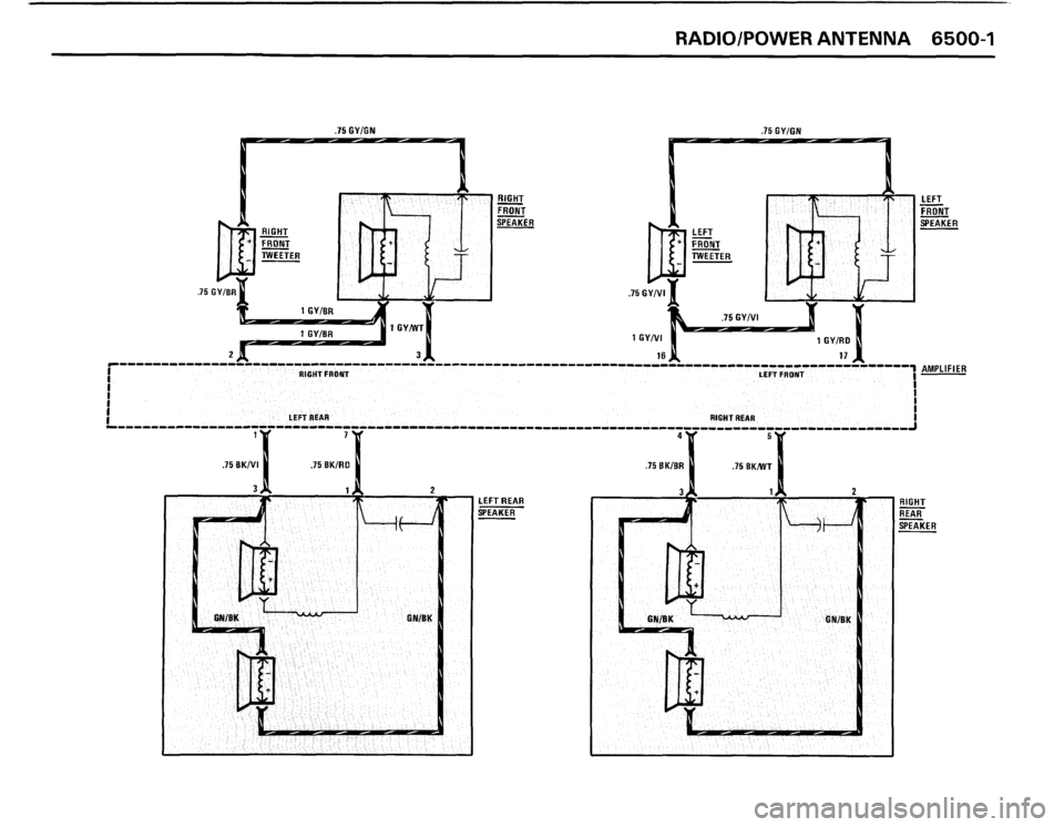 BMW M6 1987 E24 Electrical Troubleshooting Manual 