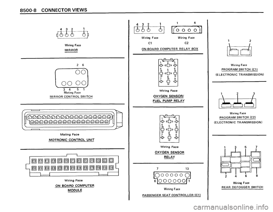BMW M6 1987 E24 Electrical Troubleshooting Manual 