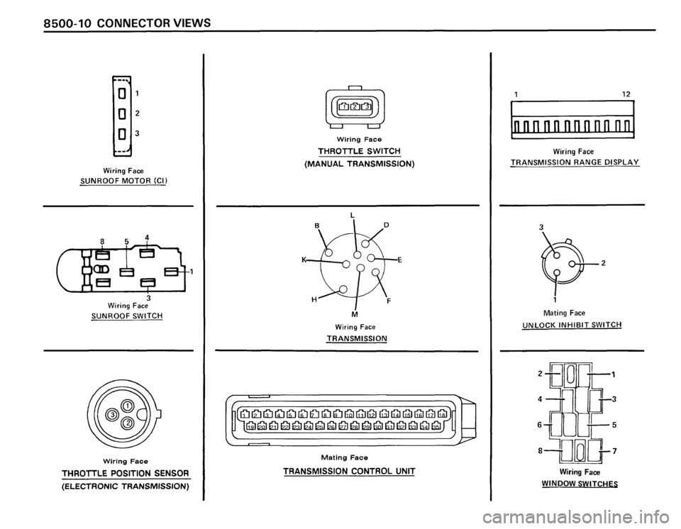 BMW M6 1987 E24 Electrical Troubleshooting Manual 