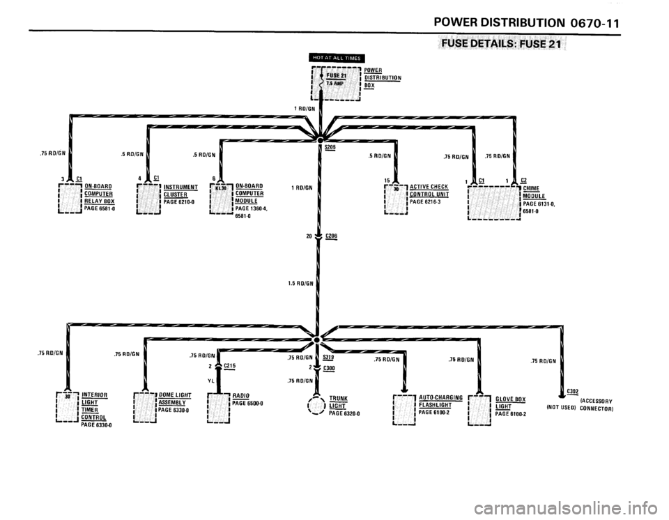 BMW M6 1987 E24 Electrical Troubleshooting Manual 