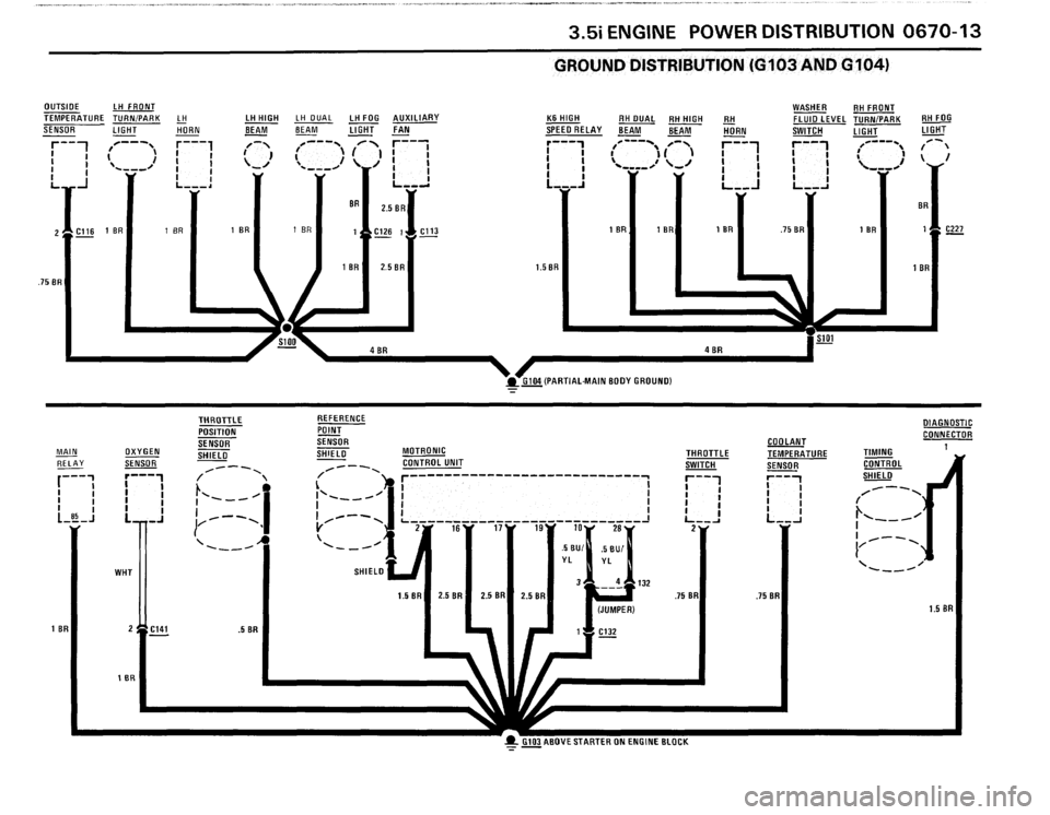 BMW M6 1987 E24 Electrical Troubleshooting Manual 