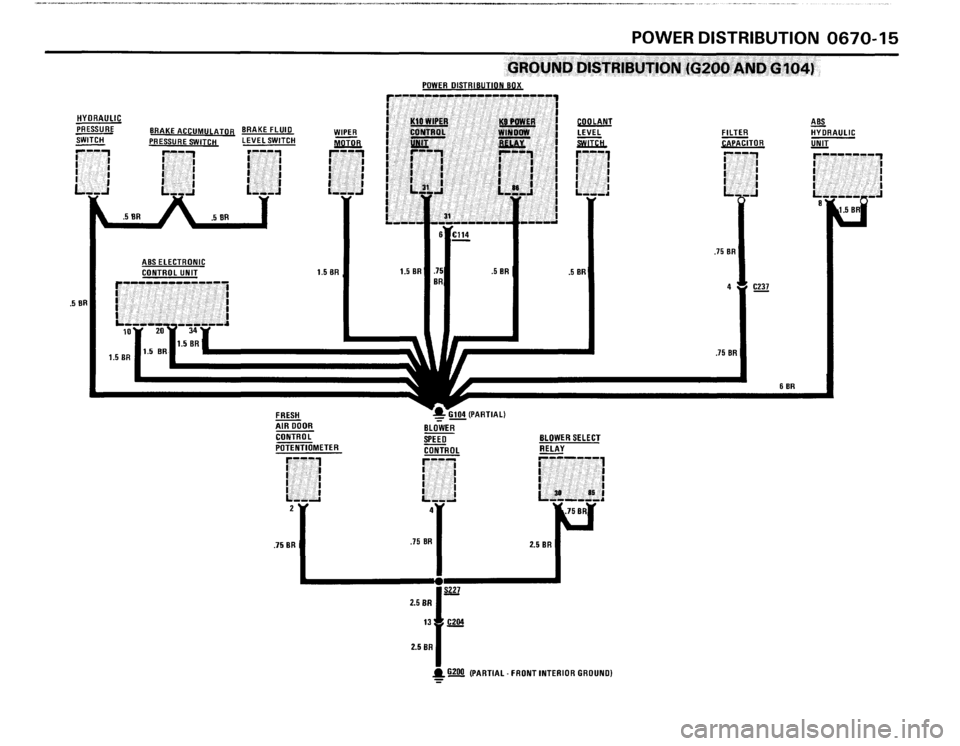 BMW M6 1987 E24 Electrical Troubleshooting Manual 