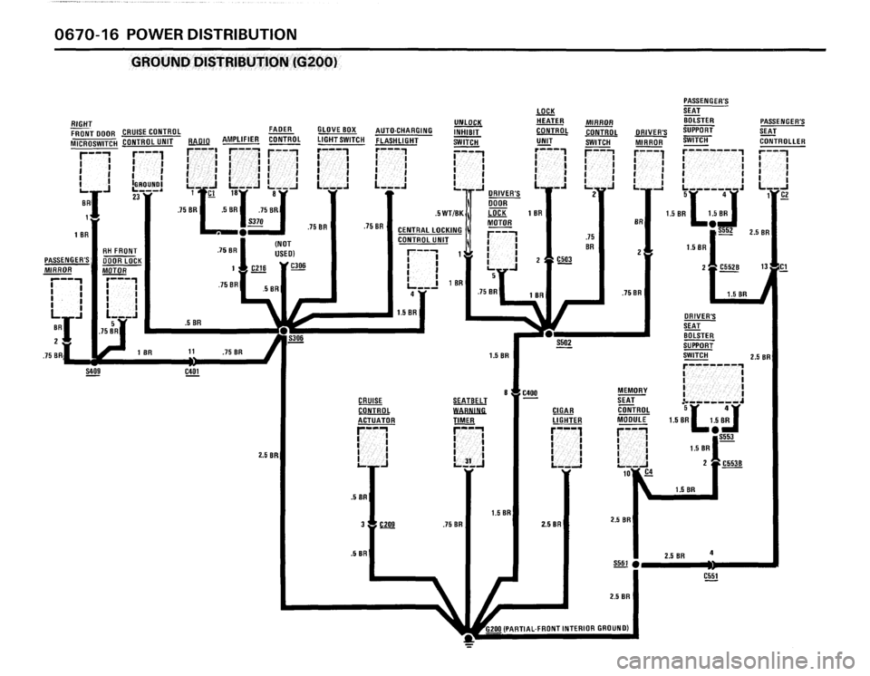 BMW M6 1987 E24 Electrical Troubleshooting Manual 