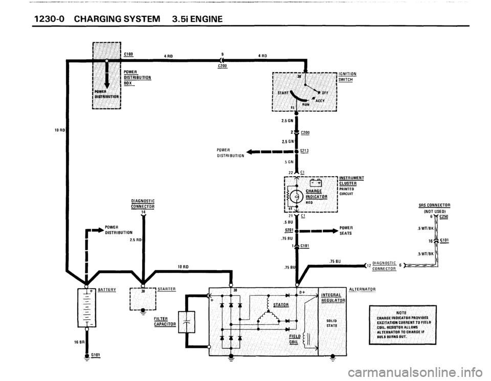 BMW M6 1987 E24 Electrical Troubleshooting Manual 
