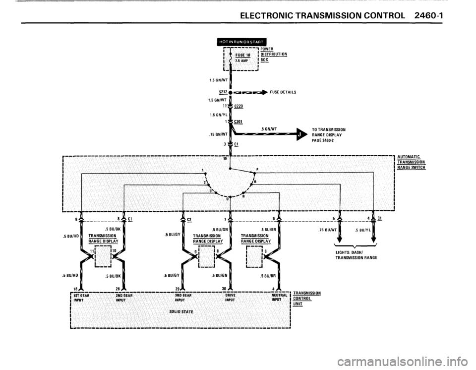 BMW M6 1987 E24 Electrical Troubleshooting Manual 