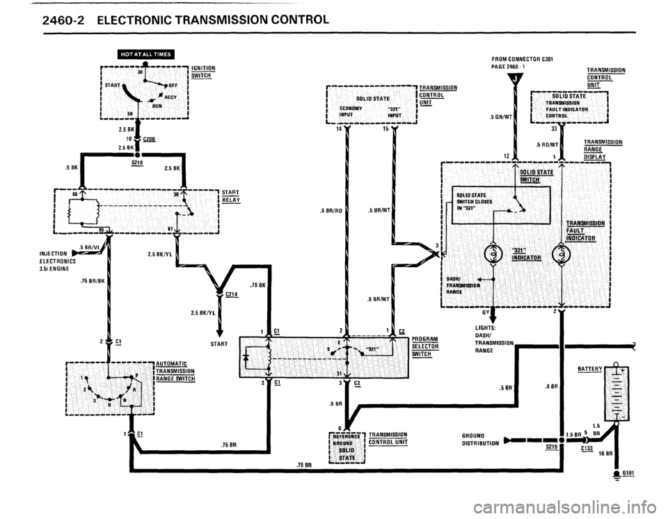 BMW M6 1987 E24 Electrical Troubleshooting Manual 