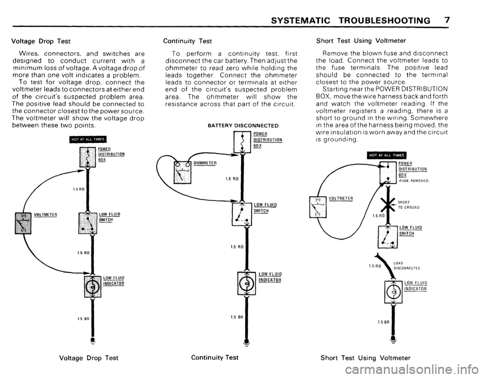 BMW M6 1987 E24 Electrical Troubleshooting Manual 