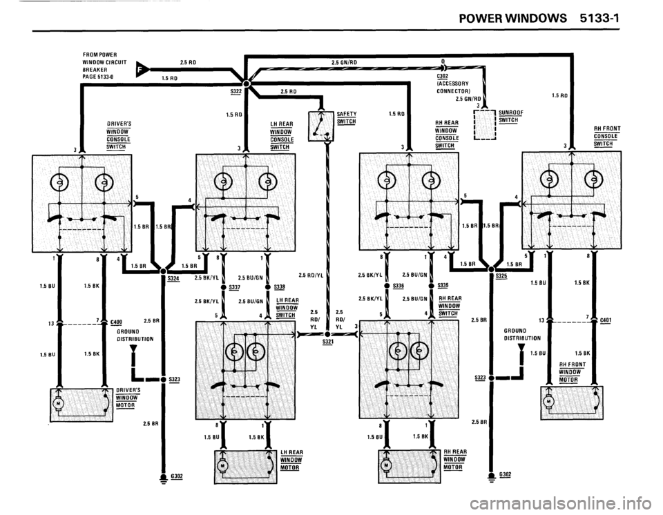 BMW M6 1987 E24 Electrical Troubleshooting Manual 