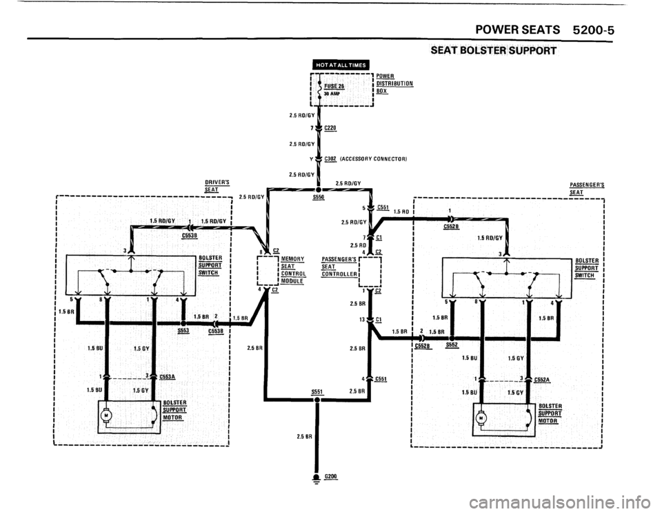 BMW M6 1987 E24 Electrical Troubleshooting Manual 