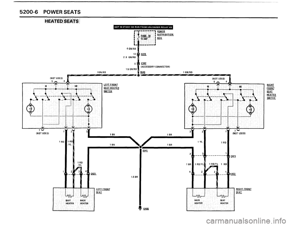 BMW M6 1987 E24 Electrical Troubleshooting Manual 