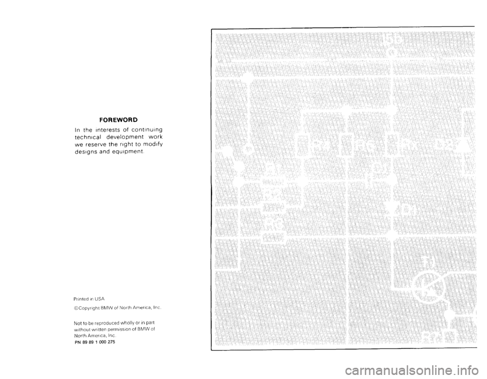 BMW 635csi 1988 E24 Electrical Troubleshooting Manual 